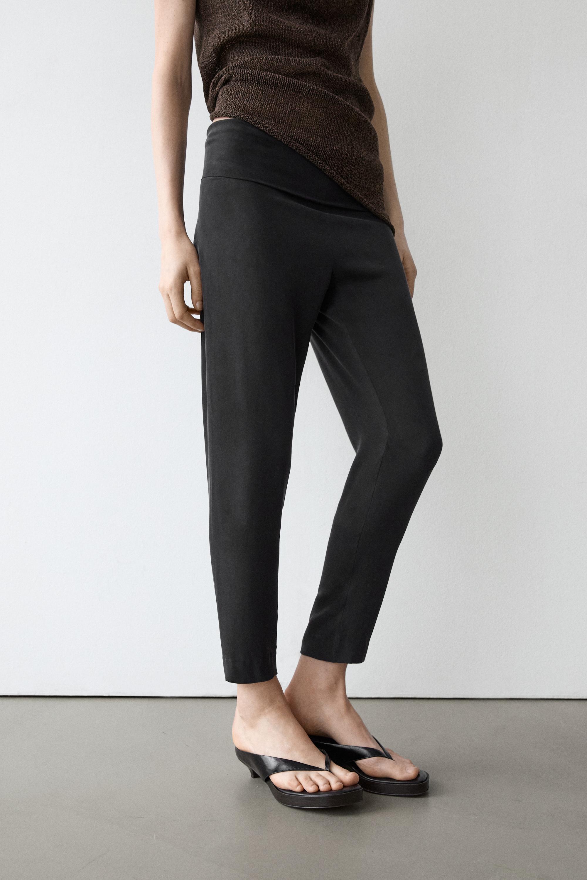 Silk blend leggings